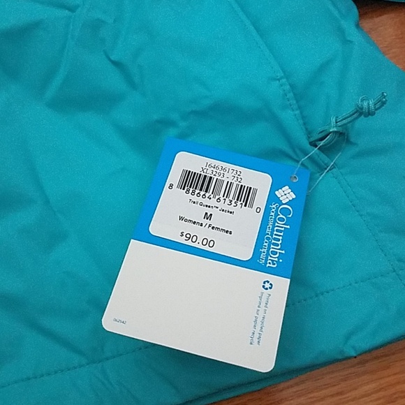 NWT Columbia Trail  Queen water resistant  jacket - Picture 4 of 8